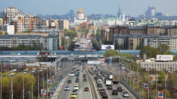 莫斯科共青團大街通往郊外方向的路被禁行 - 俄羅斯衛星通訊社