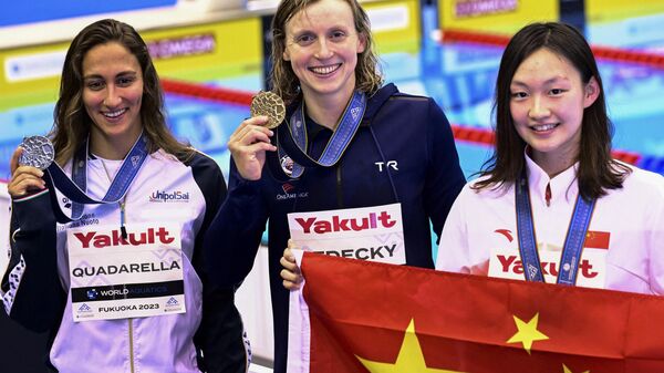 李冰潔獲世錦賽1500米自由泳銅牌 - 俄羅斯衛星通訊社