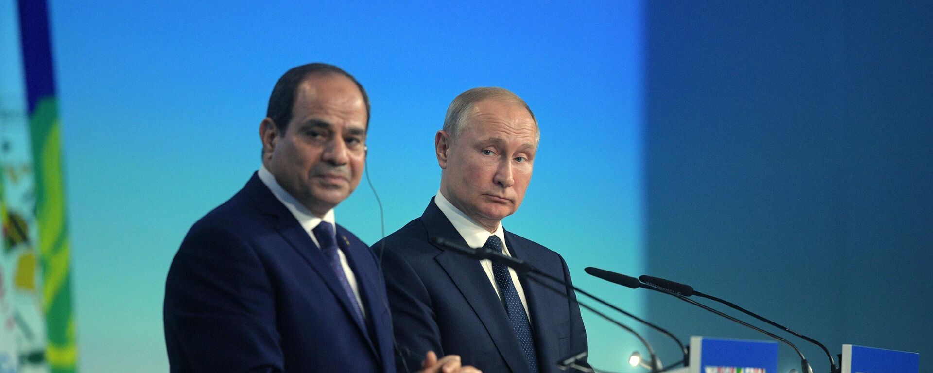 俄總統弗拉基米爾·普京和埃及總統在聖彼得堡進行會晤 - 俄羅斯衛星通訊社, 1920, 27.07.2023