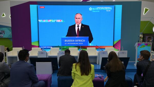 普京总统在会见非洲各大区域组织负责人时表示，俄罗斯支持合作打击恐怖主义、极端主义等各种形式的威胁 - 俄罗斯卫星通讯社