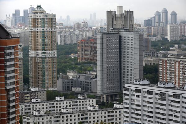 莫斯科的公寓樓。 - 俄羅斯衛星通訊社