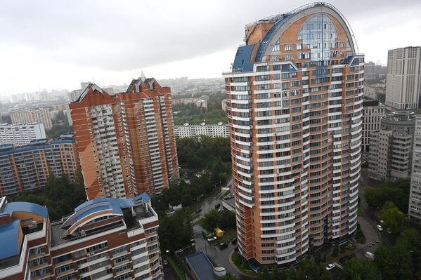 莫斯科的公寓樓。 - 俄羅斯衛星通訊社