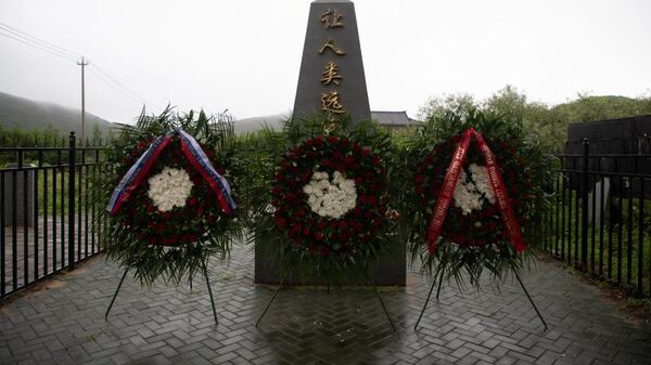 中国城市纪念在抗击日本军国主义者战斗中牺牲的苏联军人      - 俄罗斯卫星通讯社