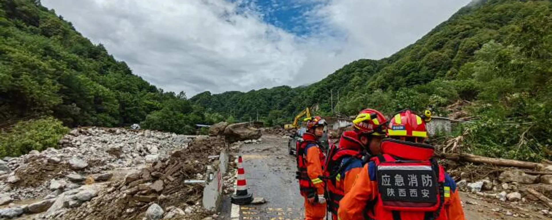 中國陝西省山洪泥石流已致21人死亡 - 俄羅斯衛星通訊社, 1920, 13.08.2023