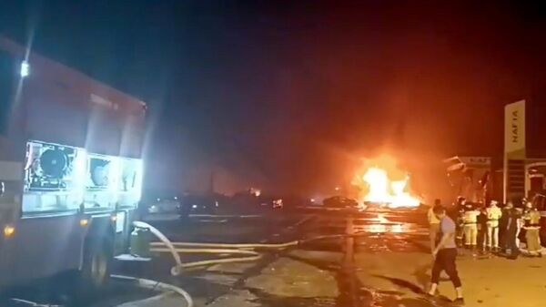 Взрыв у здания автосервиса в Махачкале - 俄羅斯衛星通訊社