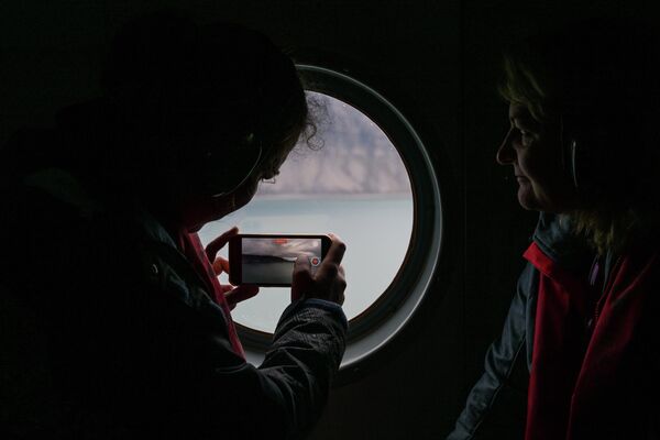從直升機上拍攝斯瓦爾巴群島。 - 俄羅斯衛星通訊社