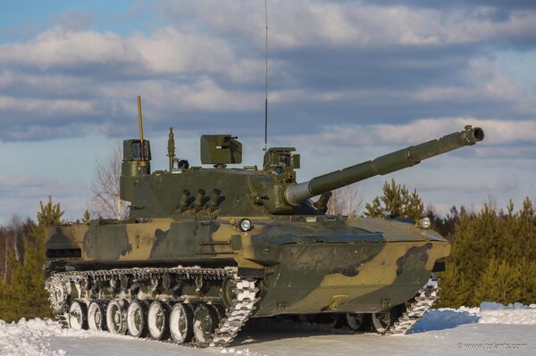 自行反坦克炮“章鱼-SDM-1”出口版可根据气候条件为全球任何地区的客户量身定做 - 俄罗斯卫星通讯社