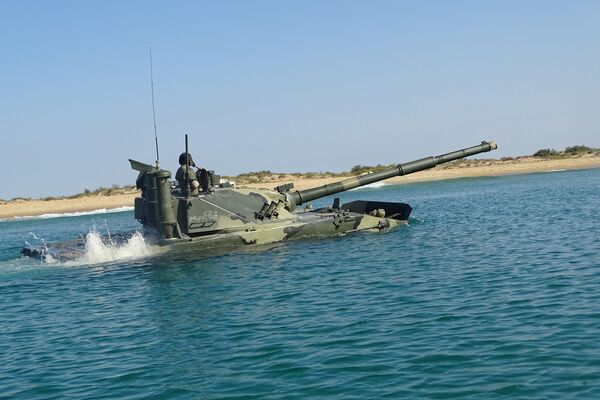 自行反坦克炮“章鱼-SDM-1”出口版可根据气候条件为全球任何地区的客户量身定做 - 俄罗斯卫星通讯社