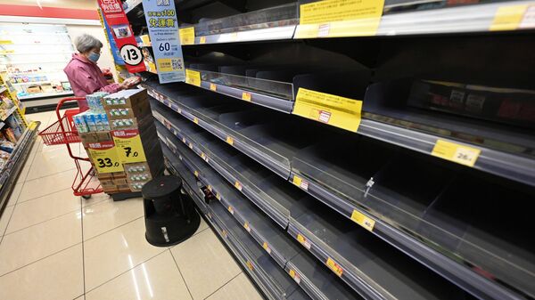香港超市食鹽被搶購一空 - 俄羅斯衛星通訊社
