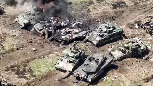 老舊的豹式坦克烏克蘭戰場表現不佳 - 俄羅斯衛星通訊社