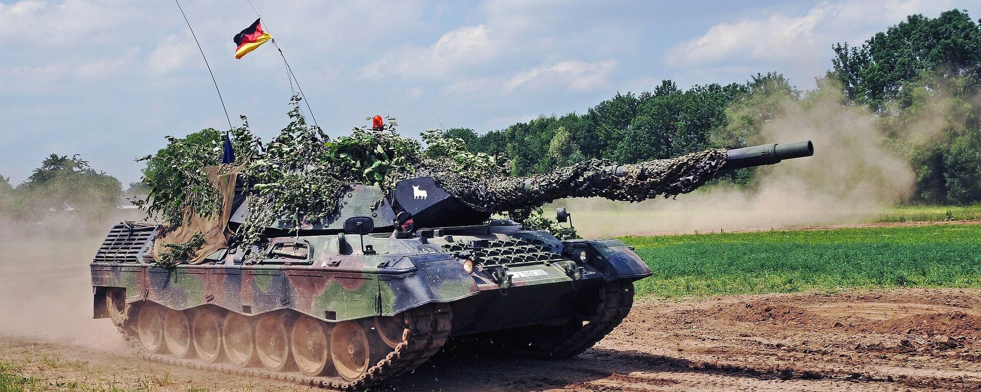 Немецкий танк Leopard 1A5 - 俄罗斯卫星通讯社, 1920, 19.09.2024