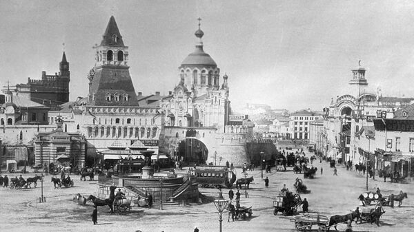 1899年的莫斯科卢比扬卡广场 - 俄罗斯卫星通讯社
