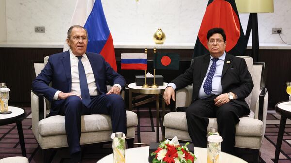 俄罗斯外交部长谢尔盖·拉夫罗夫访问孟加拉国 - 俄罗斯卫星通讯社
