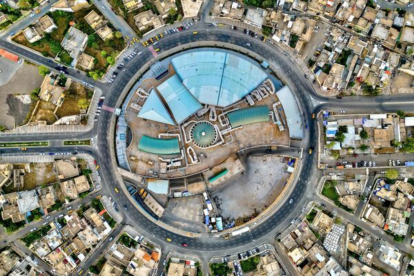 伊拉克北部基尔库克多民族城市一购物中心的俯瞰图. - 俄罗斯卫星通讯社
