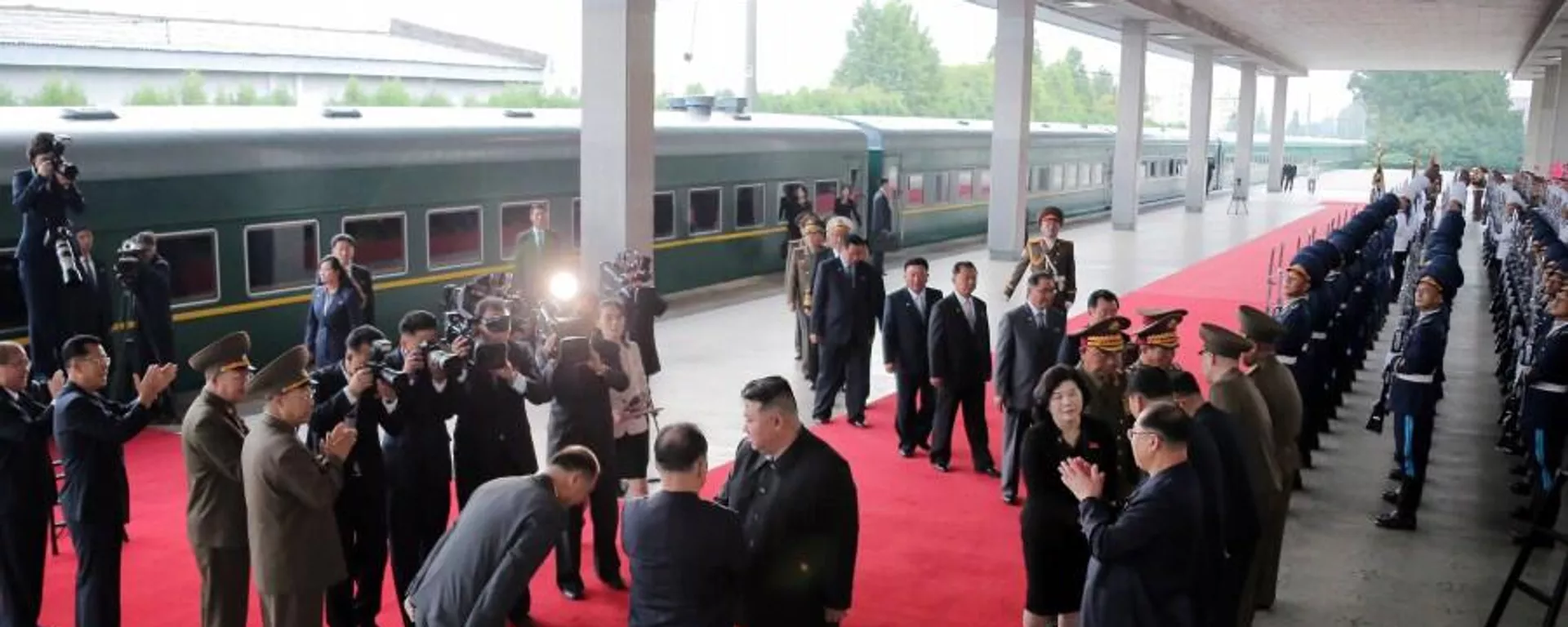 朝鮮領導人金正恩9月10日從平壤啓程出訪俄羅斯 - 俄羅斯衛星通訊社, 1920, 12.09.2023