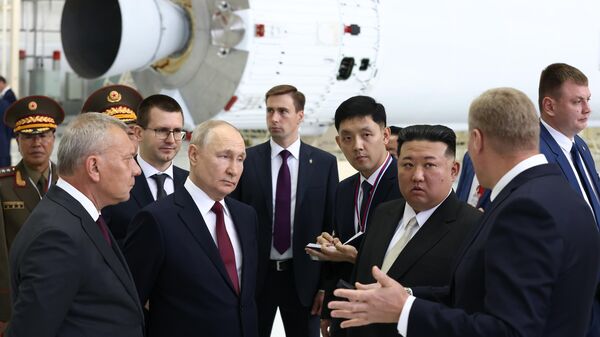 普京和金正恩視察“安加拉”火箭發射中心建設進程 - 俄羅斯衛星通訊社