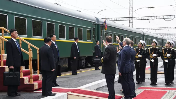 俄羅斯濱海邊疆區政府宣佈，金正恩結束了對俄羅斯的正式訪問 - 俄羅斯衛星通訊社