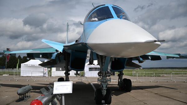 俄罗斯苏-34战机 - 俄罗斯卫星通讯社