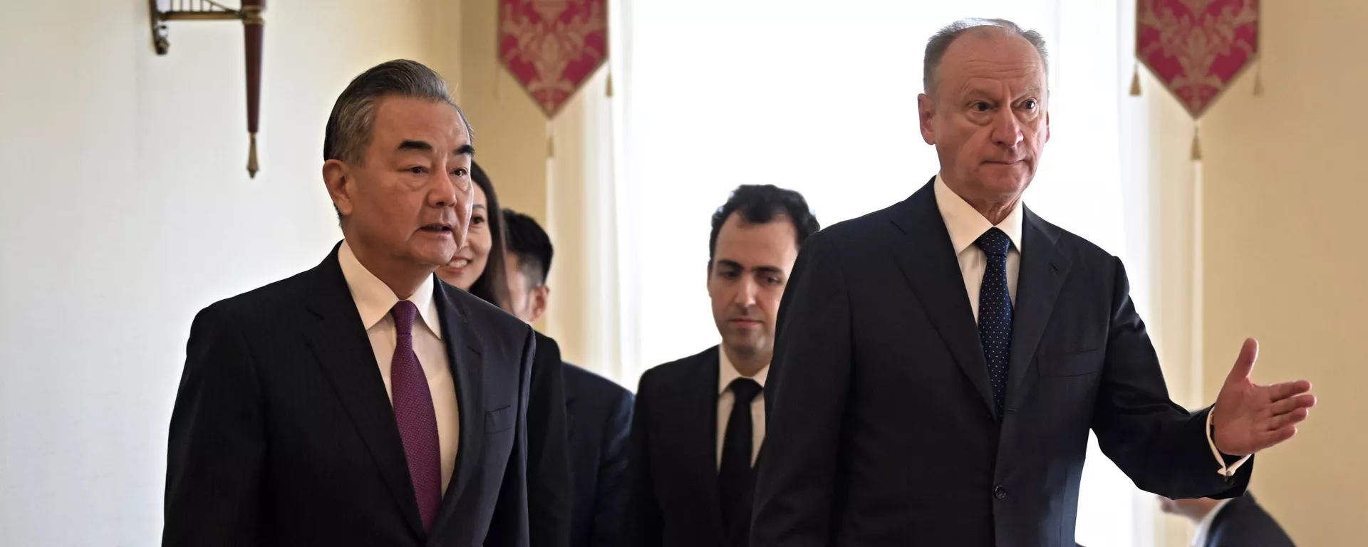 俄聯邦安全會議秘書和中國外交部長討論了朝鮮半島及圍繞烏克蘭局勢問題 - 俄羅斯衛星通訊社, 1920, 19.09.2023