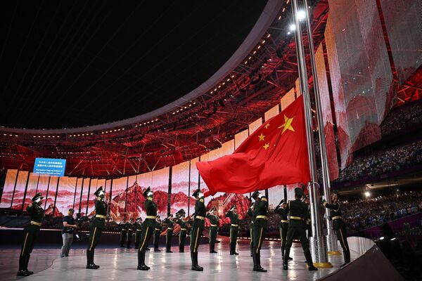中国杭州第19届亚运会开幕式。 - 俄罗斯卫星通讯社