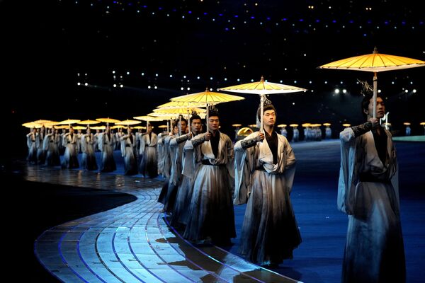 中国杭州第 19 届亚运会开幕式。 - 俄罗斯卫星通讯社
