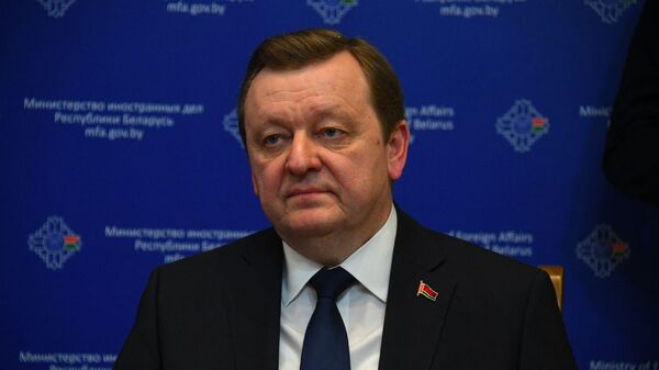 白俄罗斯外交部长阿列伊尼克 - 俄罗斯卫星通讯社