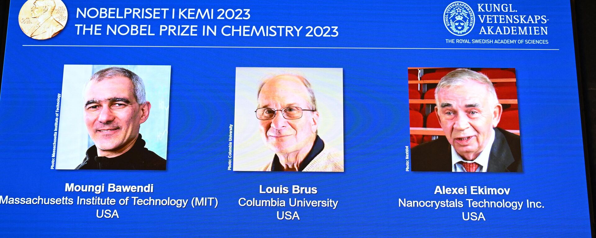 諾貝爾化學獎授予包括蘇聯移民阿列克謝·葉基莫夫在內的量子點的創造者 - 俄羅斯衛星通訊社, 1920, 04.10.2023