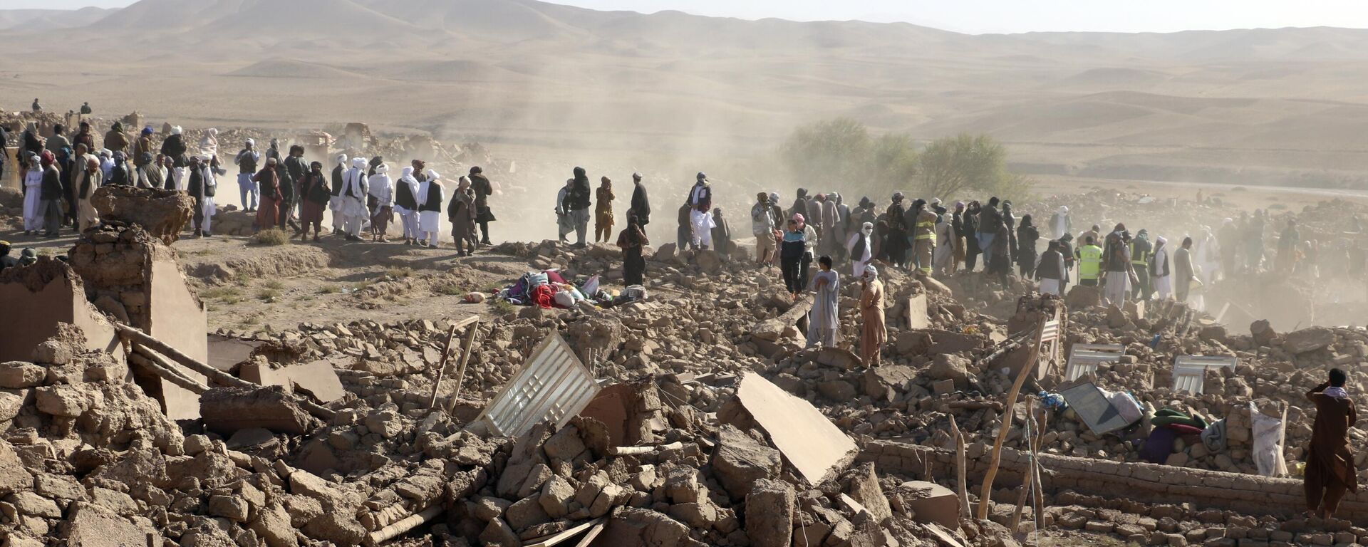 阿富汗西部赫拉特省地震遇难人数超2400人 - 俄罗斯卫星通讯社, 1920, 08.10.2023