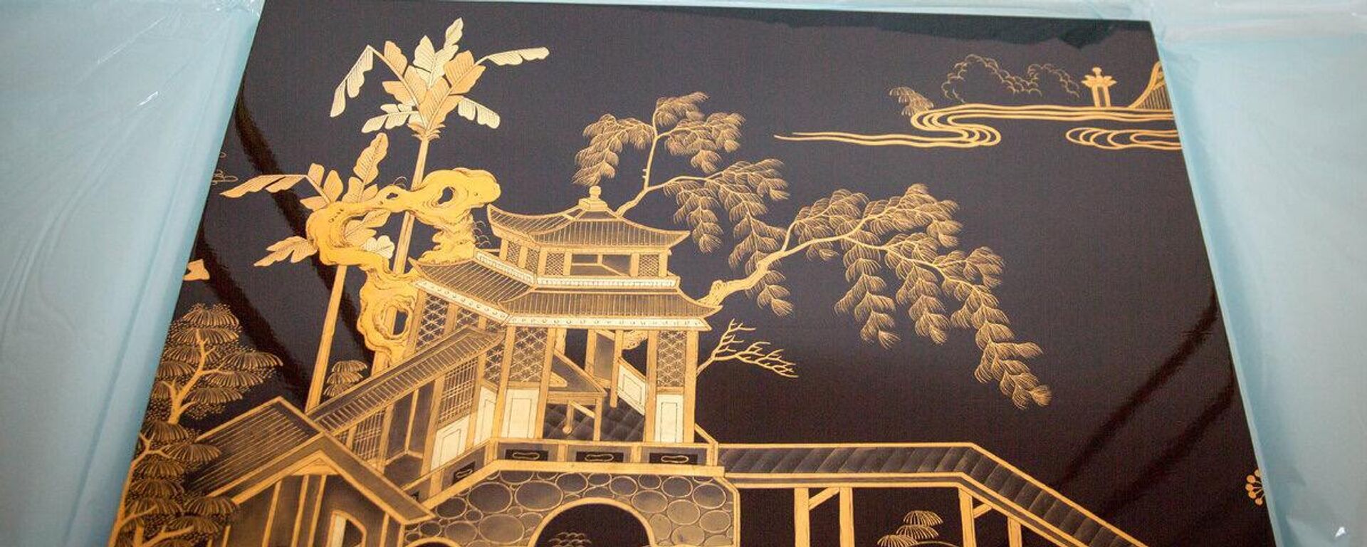中俄文化交流：皇村博物館中國廳漆板壁畫復原合同在京簽署 - 俄羅斯衛星通訊社, 1920, 11.10.2023