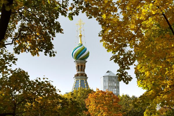 圣彼得堡滴血基督复活教堂的圆顶 - 俄罗斯卫星通讯社
