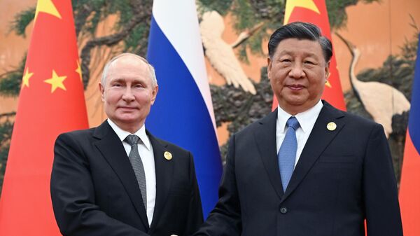 俄罗斯总统普京和中国国家主席习近平 - 俄罗斯卫星通讯社
