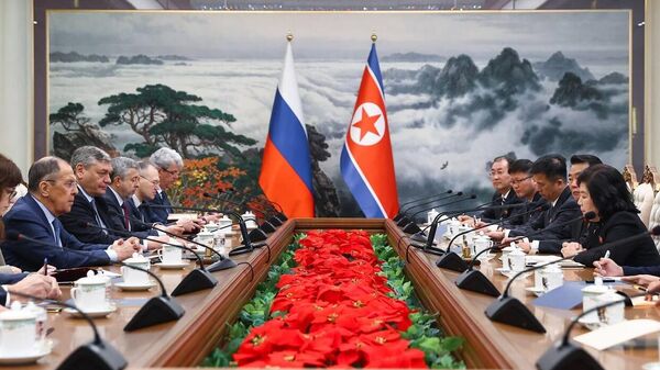 俄外長拉夫羅夫訪問朝鮮 - 俄羅斯衛星通訊社