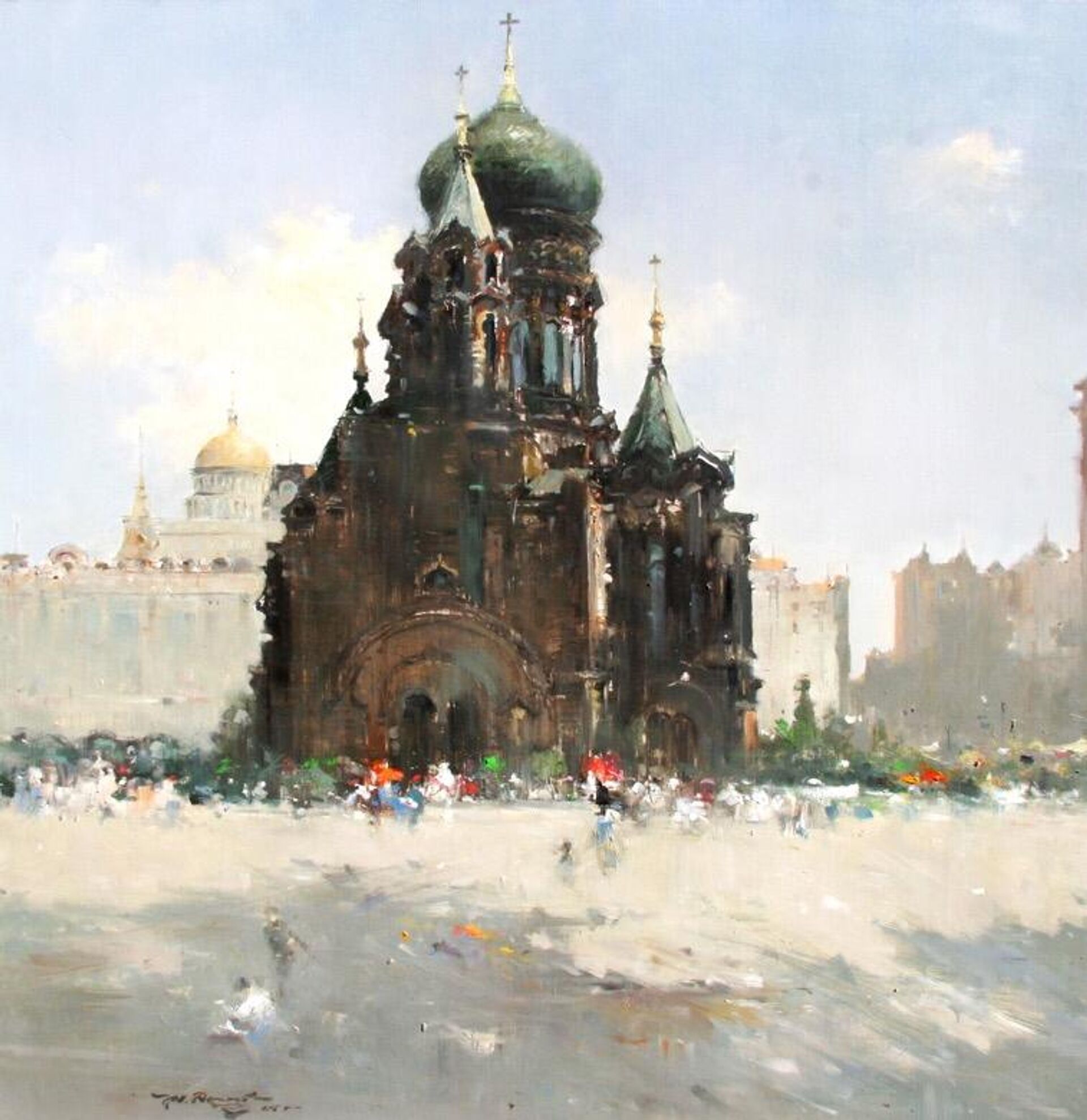 Ivan Danilov “圣索菲亚教堂” - 俄罗斯卫星通讯社, 1920, 22.10.2023