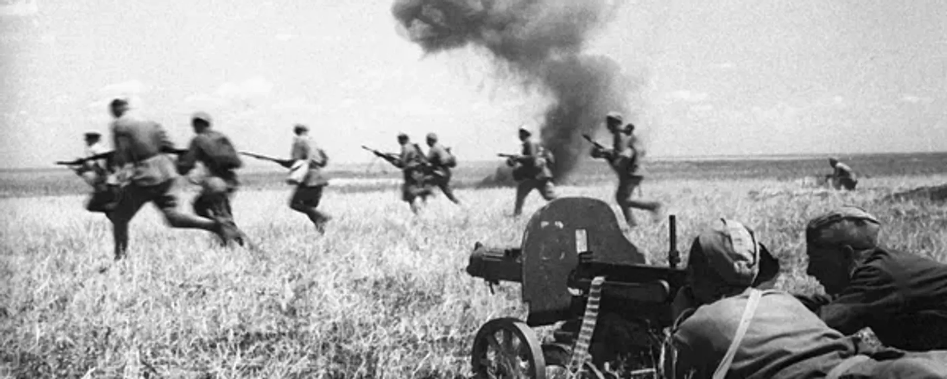 1943年9月末，沃坦防線，發生在梅利托波爾附近莫洛奇納河地區的戰鬥 - 俄羅斯衛星通訊社, 1920, 24.10.2023