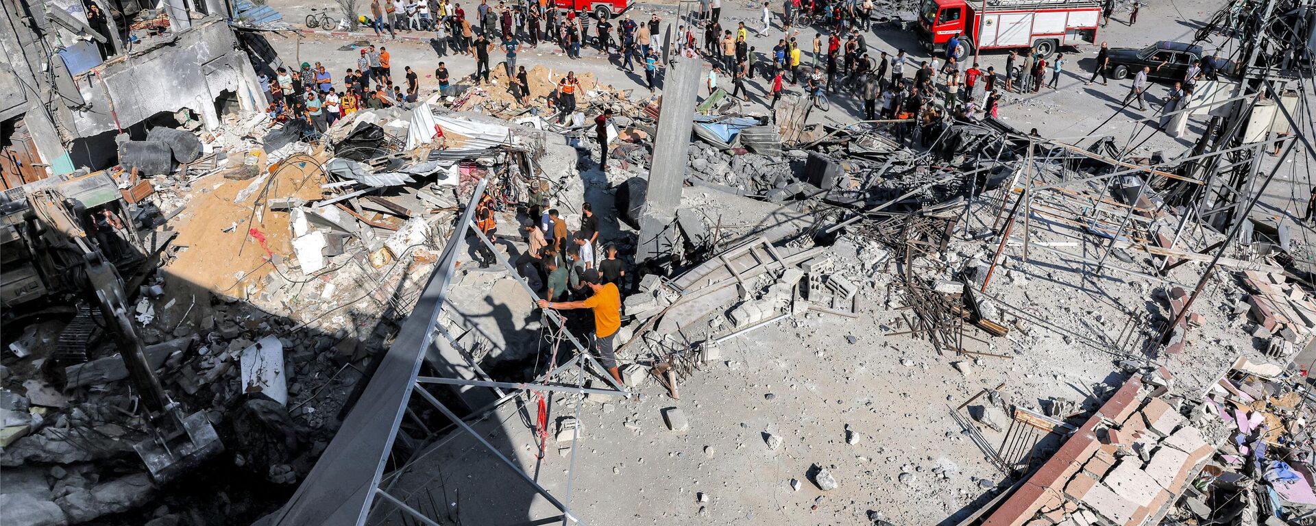 媒体：以色列对加沙地带马加齐难民营的空袭导致超50人遇难 - 俄罗斯卫星通讯社, 1920, 05.11.2023