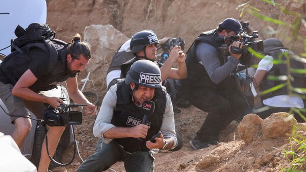 國際記者聯盟呼籲以色列停止“屠殺”媒體工作人員 - 俄羅斯衛星通訊社