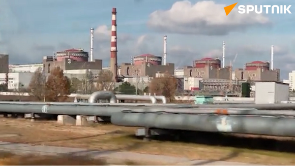 俄方公佈國際原子能機構觀察團進駐紮波羅熱核電站輪換畫面 - 俄羅斯衛星通訊社