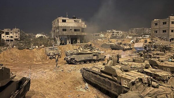 哈马斯表示，在加沙地带北部战斗中消灭以军7名军人，摧毁坦克和装甲运输车各1辆 - 俄罗斯卫星通讯社