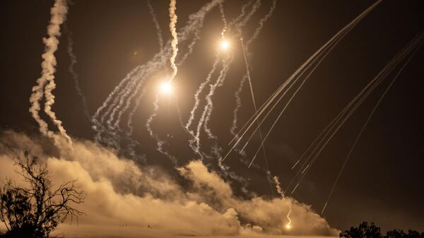 哈馬斯作為對加沙地帶平民遭害的回應，對特拉維夫予以了火箭彈打擊 - 俄羅斯衛星通訊社