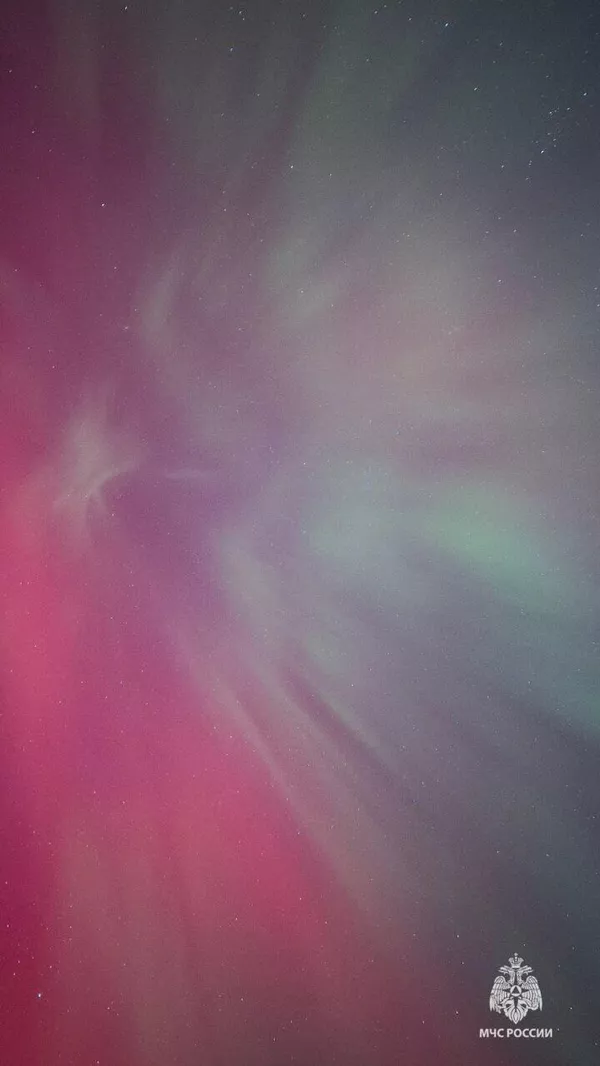 在皮爾姆邊疆區的北極光 在皮爾姆邊疆區的北極光 - 俄羅斯衛星通訊社