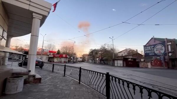 乌军炮击顿涅茨克市中心 - 俄罗斯卫星通讯社