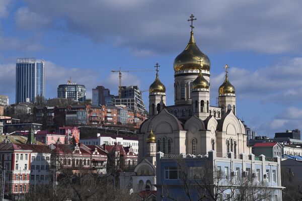 符拉迪沃斯托克的主显圣容大教堂。 - 俄罗斯卫星通讯社