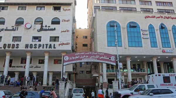 红新月会称加沙圣城医院的患者和工作人员已经撤离 - 俄罗斯卫星通讯社