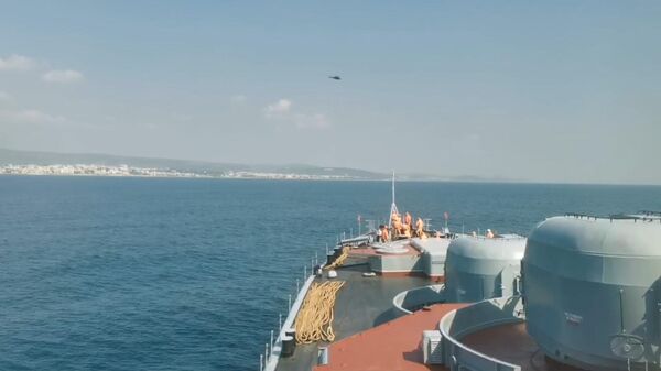 俄羅斯海軍太平洋艦隊的一支艦艇支隊對印度港口進行事務性訪問 - 俄羅斯衛星通訊社