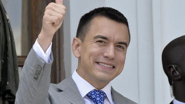 厄瓜多爾新當選總統丹尼爾·諾沃亞 - 俄羅斯衛星通訊社