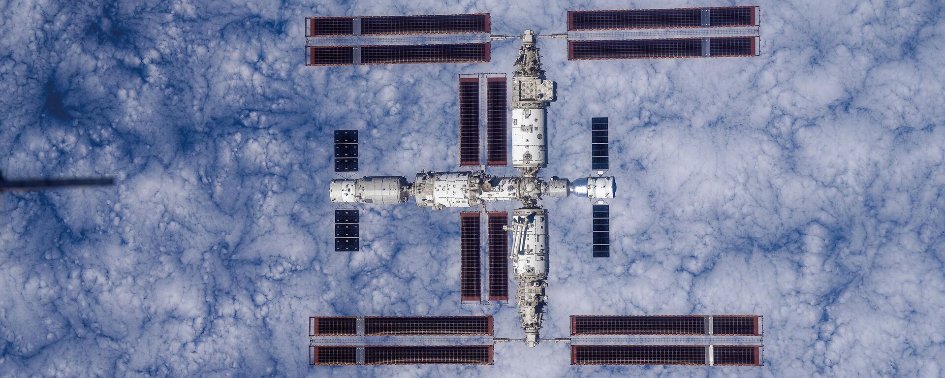 中国天宫空间站在太空中的照片  - 俄罗斯卫星通讯社, 1920, 29.11.2023