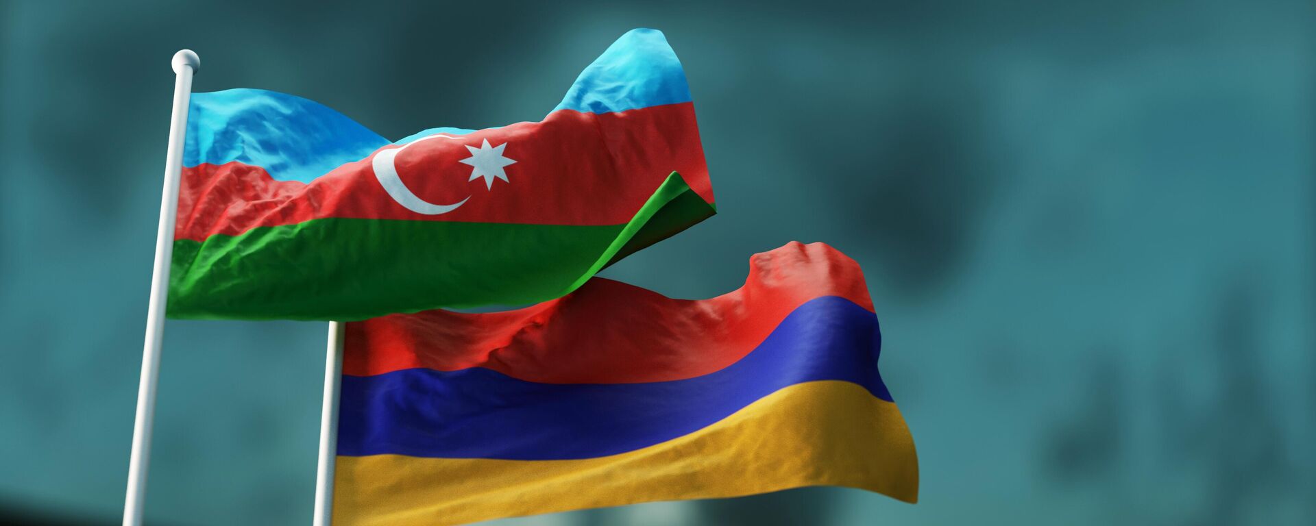 阿塞拜疆和亚美尼亚国旗 - 俄罗斯卫星通讯社, 1920, 08.12.2023