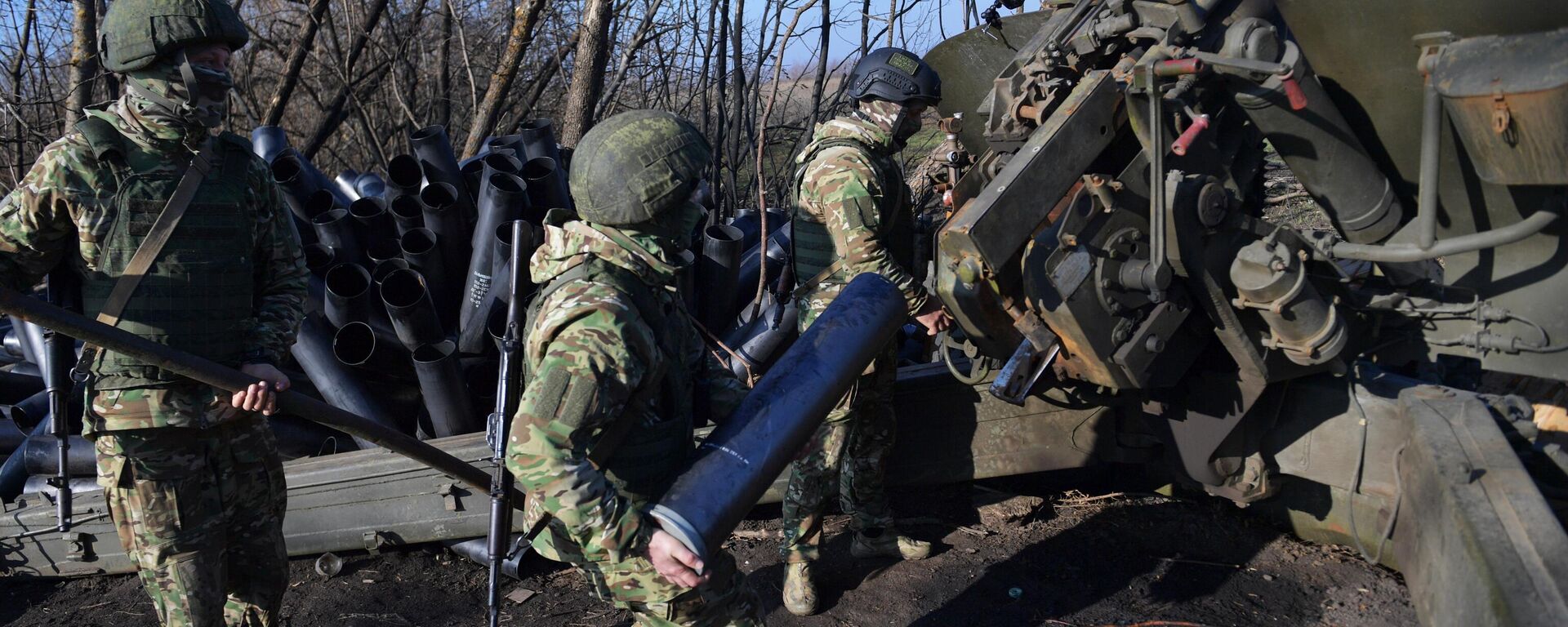 俄國防部：空降兵“姆斯塔-B”榴彈炮班組在庫爾斯克方向摧毀烏軍步兵集結地 - 俄羅斯衛星通訊社, 1920, 23.10.2024