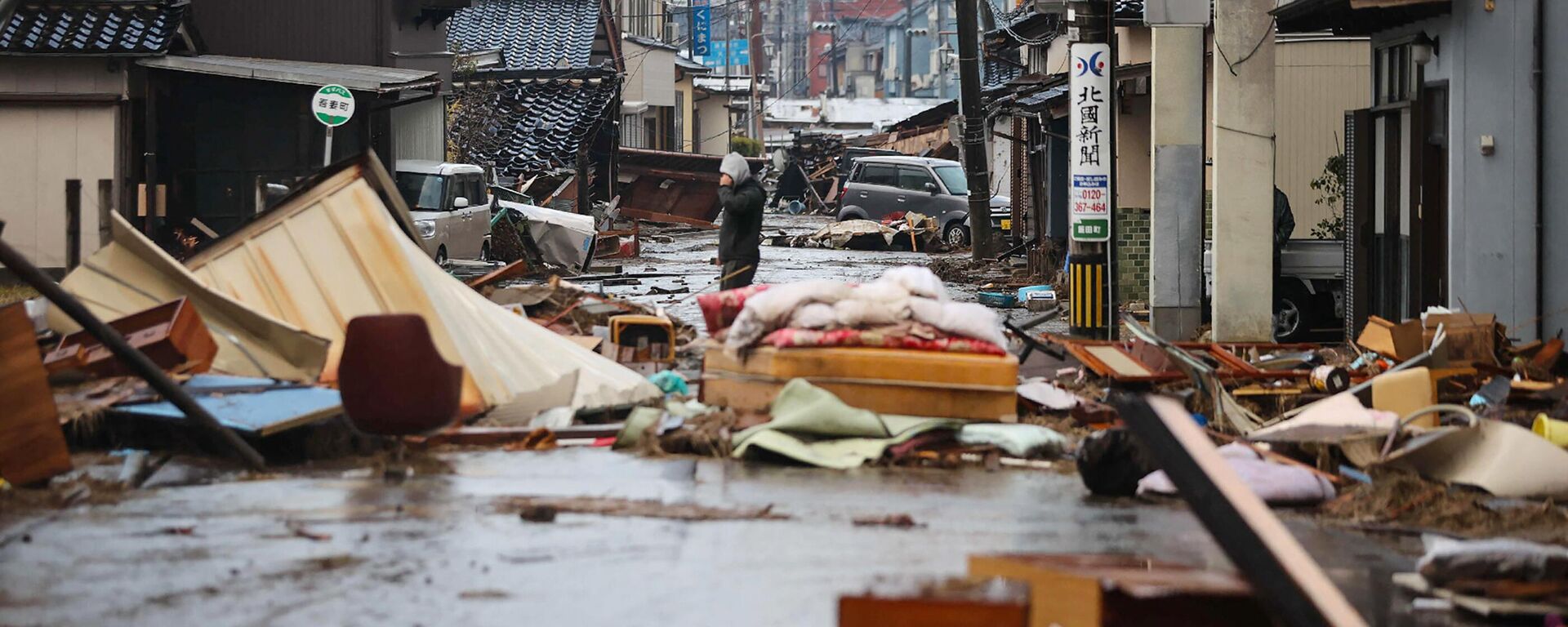 媒體：日本地震造成死亡人數已升至161人 - 俄羅斯衛星通訊社, 1920, 08.01.2024