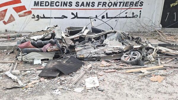 无国界医生组织（MSF）的疏散车队在加沙市遭到炮击 - 俄罗斯卫星通讯社
